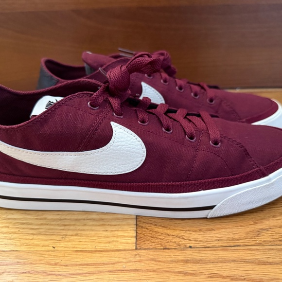 Nike Court Legacy Canvas Beetroot CW6539-601 Shoes Size Mens 10 or Womens 11.5 - Picture 5 of 8